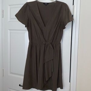 Olive green dress